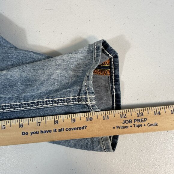 Rock Revival Yeon Denim Shorts Womens Size 26 Light Wash Bermuda Cotton Stretch - Picture 12 of 15